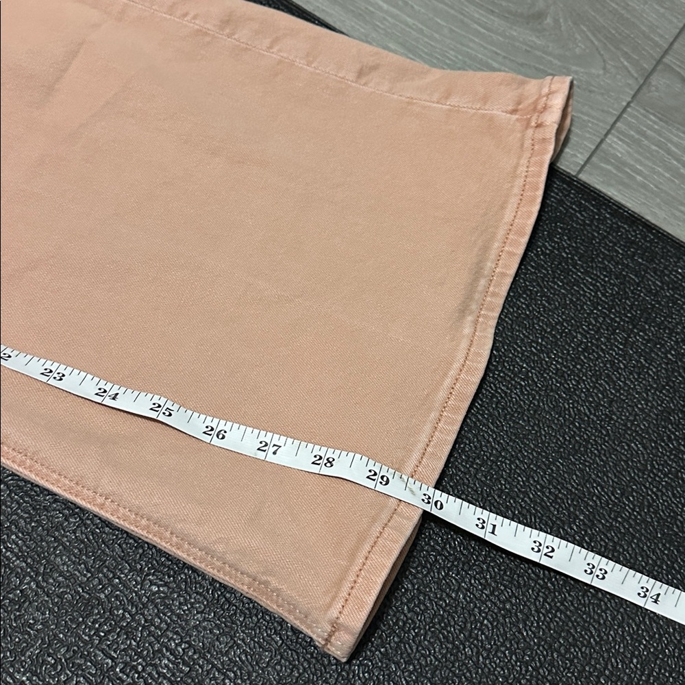 American Eagle high rise stretch coral jeans size 10 - Picture 13 of 14